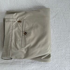 Ralph Lauren Tan Chinos Smooth Cotton Blend